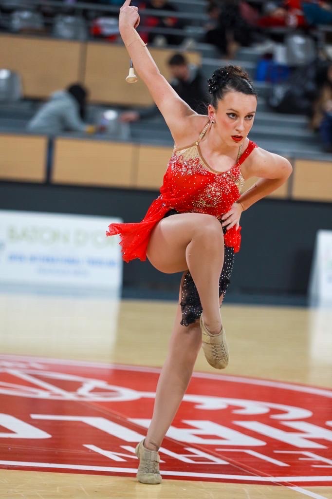 Jeunes athlètes du groupe mini-twirl du Lannion Twirling Club